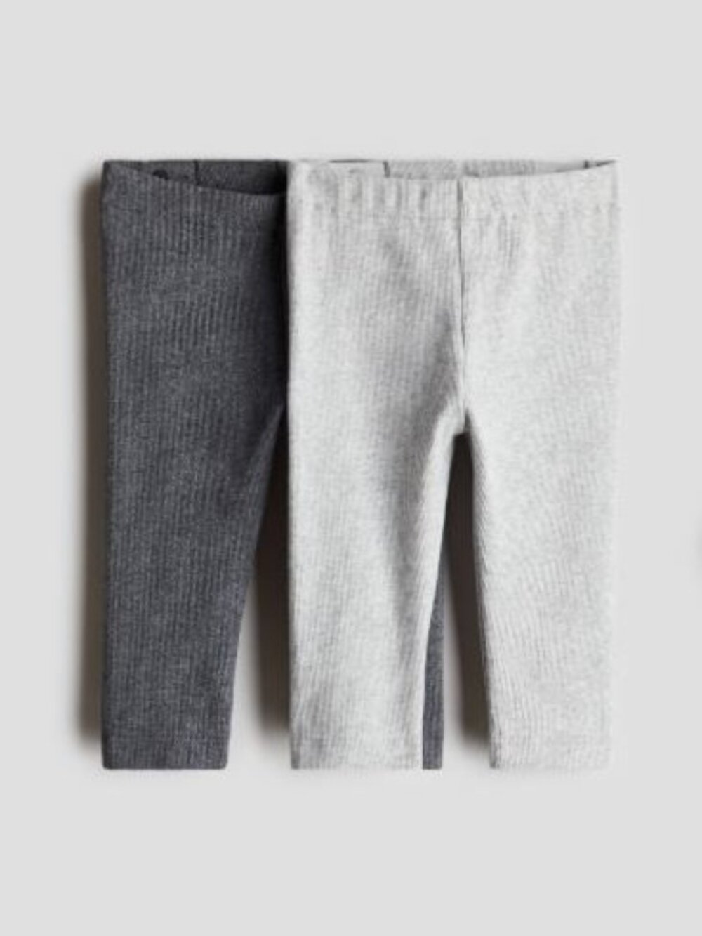 (4/$20) H&M - 2-pack Ribbed Cotton Leggings